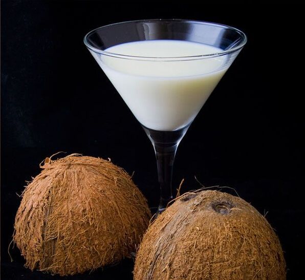 O leite de coco permítelle desfacerse dos parasitos do corpo