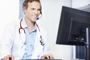 Consulta dun médico