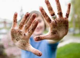 As mans sucias poden causar infeccións parasitarias
